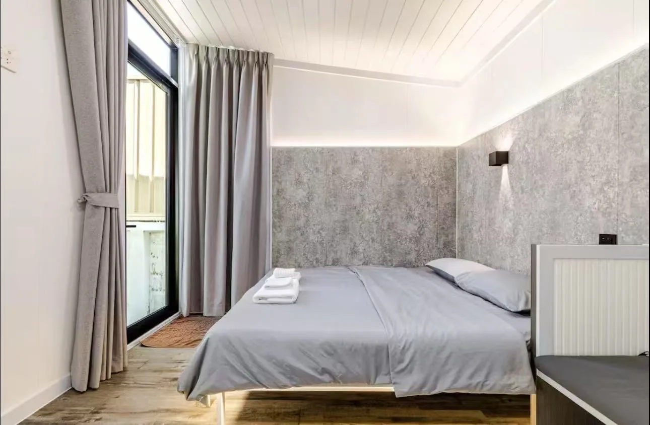 Premium room interior with garden view window, Coolplay House Phra Khanong