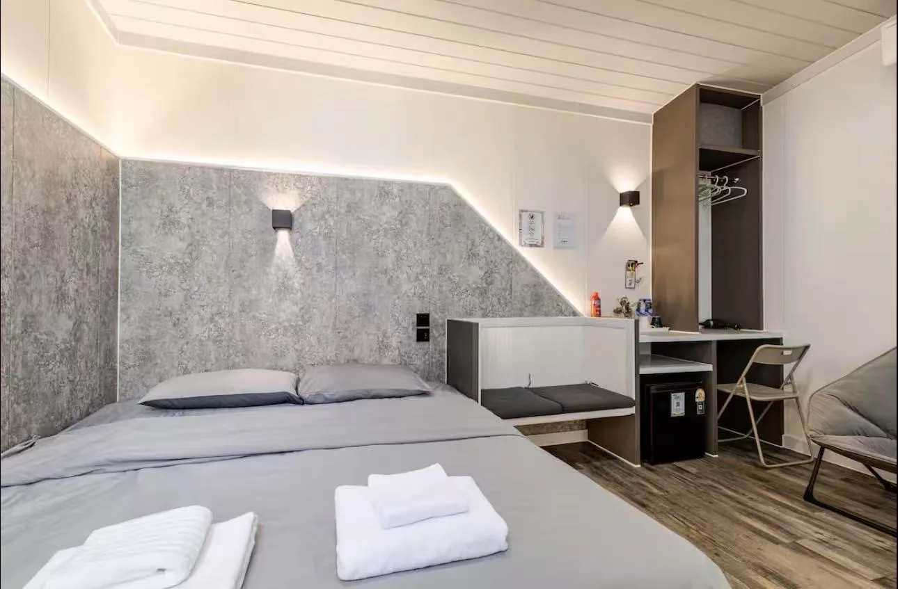 Room interior at Coolplay House boutique guesthouse Bangkok